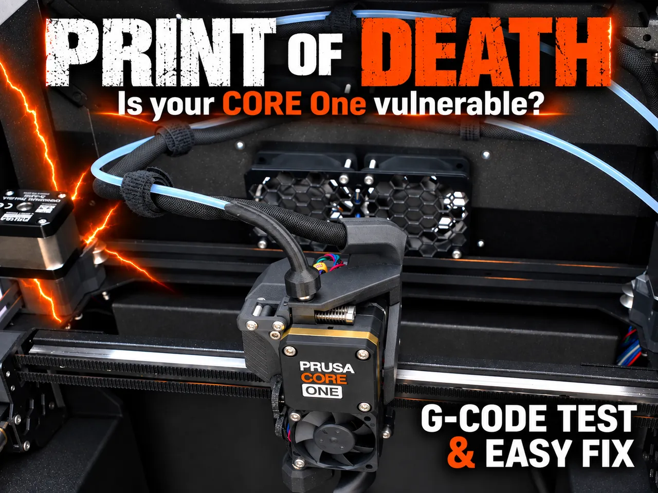 Print of Death – CORE One XY Motor ESD Test by Claude M. Landry