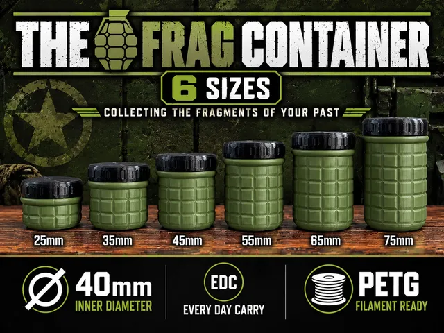 The Frag Container - 6 Sizes