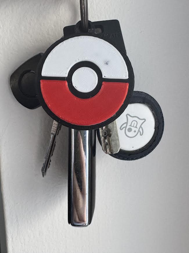 Pokeball keychain (for trainers)