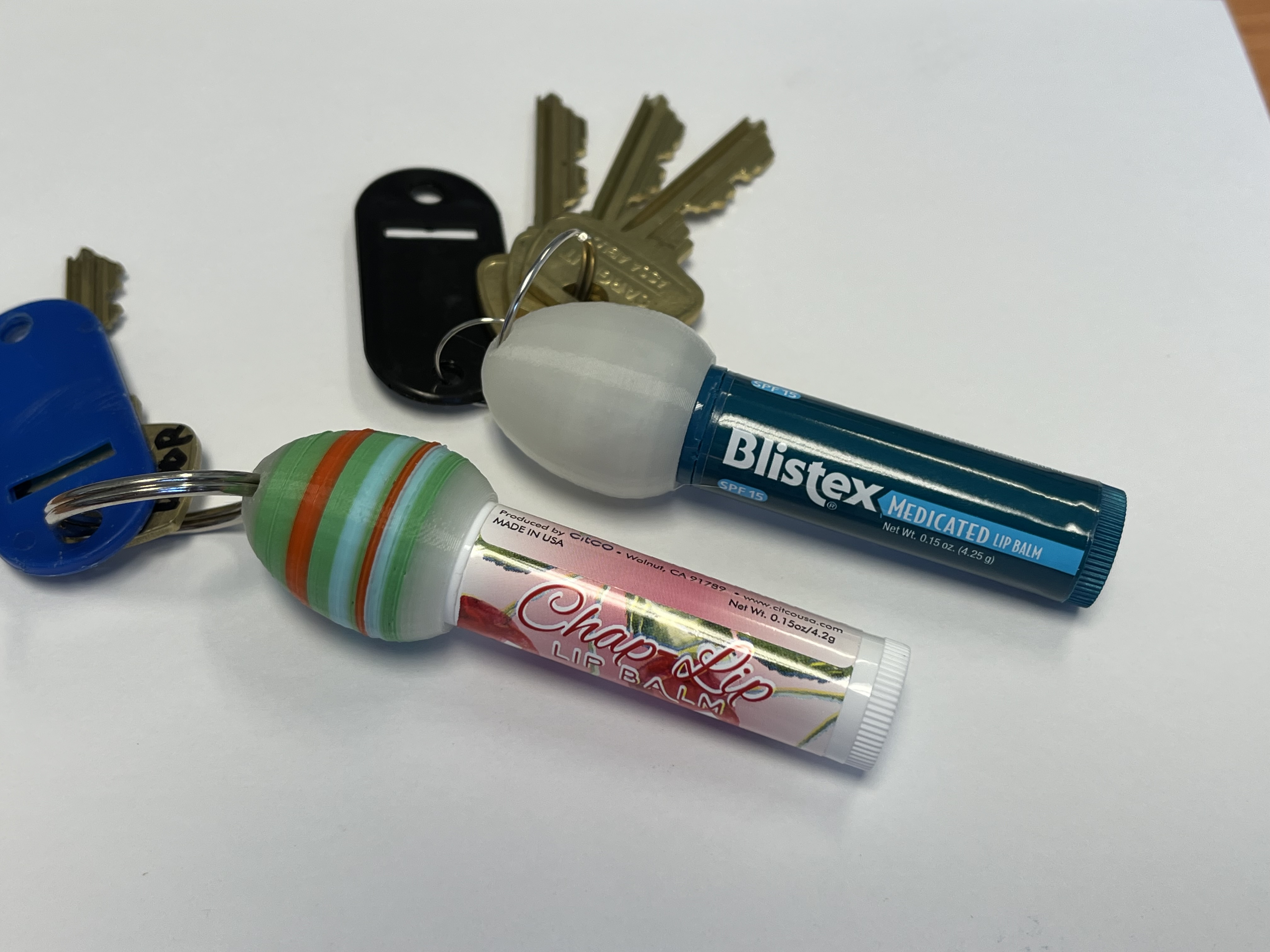ChapCap Easter Egg Keychain for Chapstick
