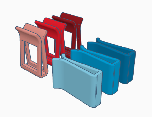 Dual‑Bend Utility Clip Remix – Multi‑Gap Sizes
