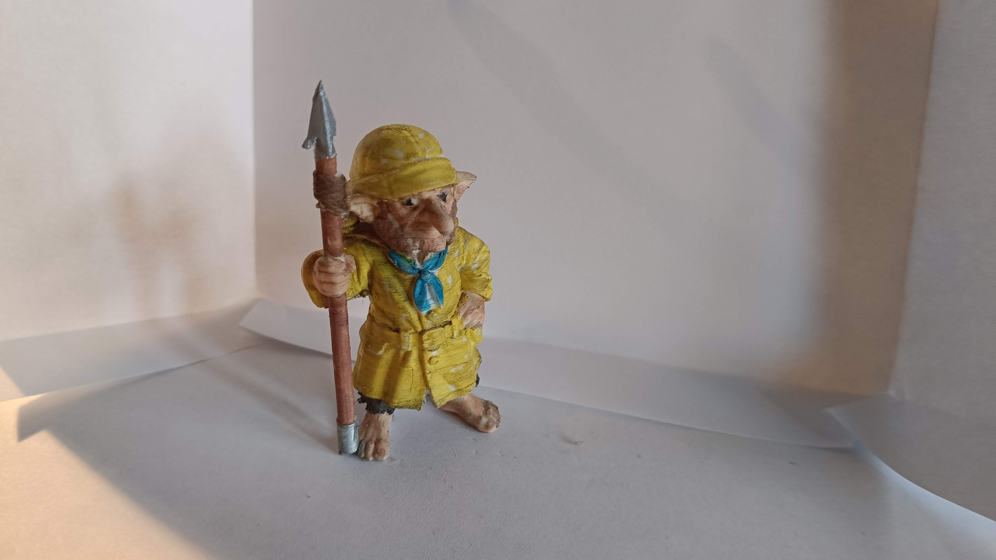 Whaler Harpooner goblin 3D model by Helpman