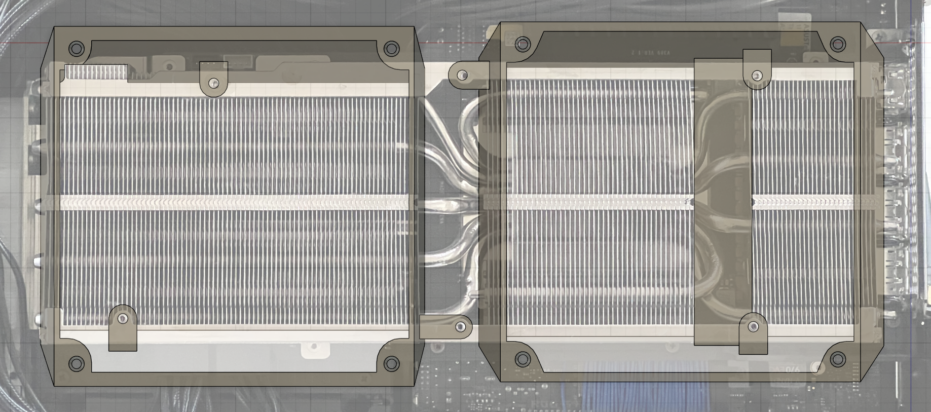 120mm low-profile deshroud mod for MSI Ventus 3x 3080