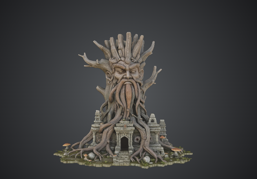 Ancient Treant Temple – Living Tree Guardian Ruins