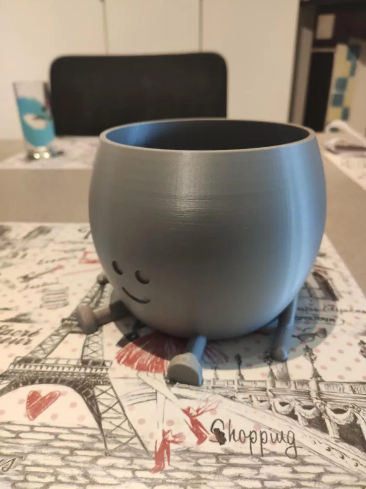 happy face planter by Gh3ko | Download free STL model | Printables.com