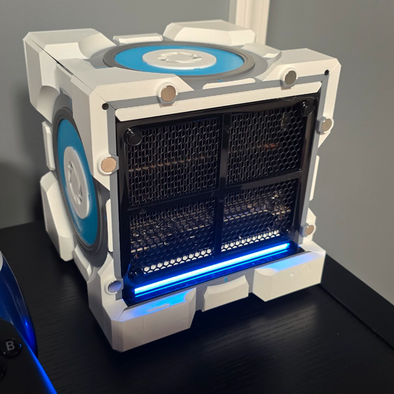 Steam Machine Companion Cube/ Weighted Storage Cube Case by Jaron ...