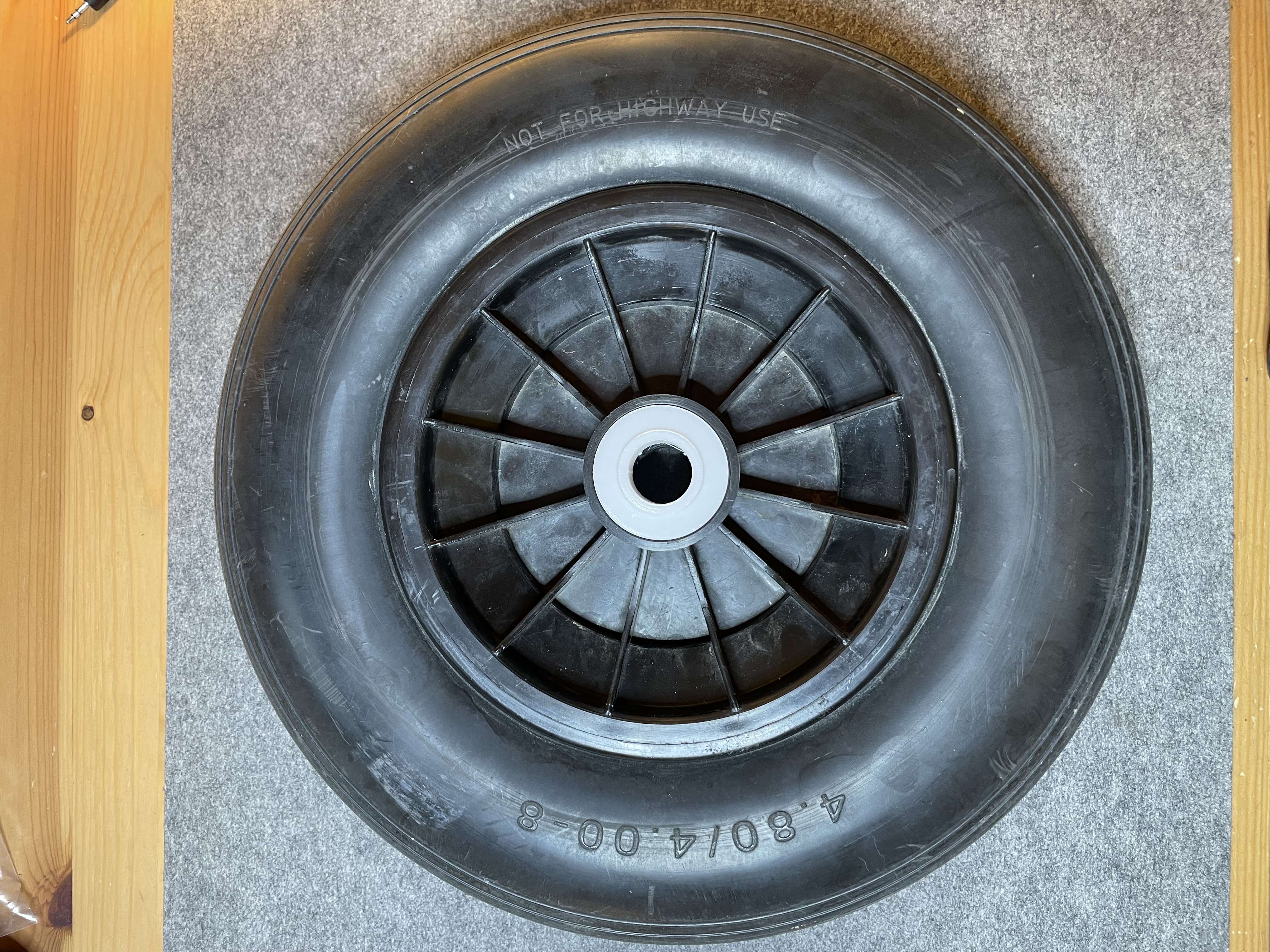 ILCA dolly solid wheel spacer replacement