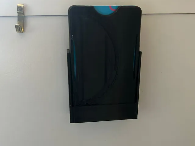 Cascade card wallet holder