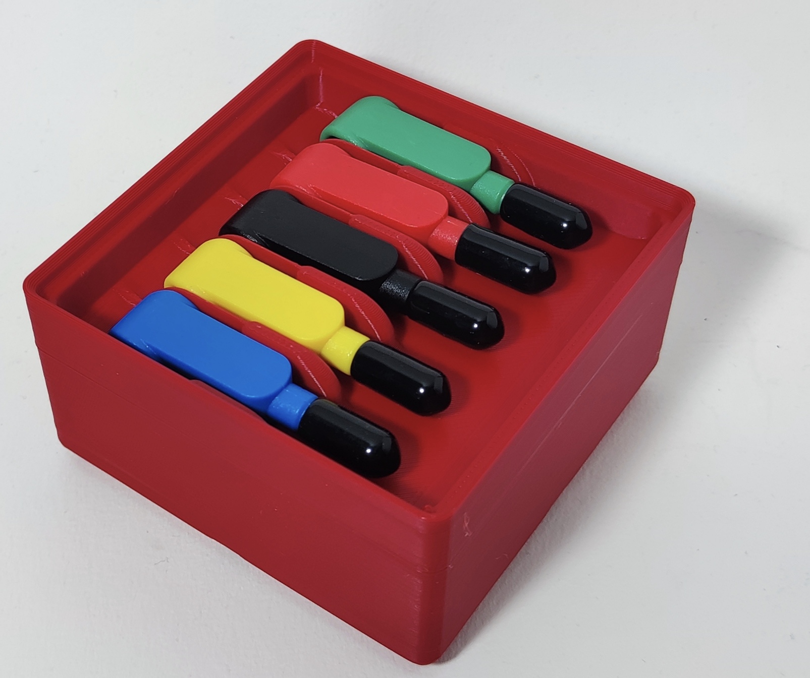 Magnetic Test Probe GridFinity 4x4x6u Box
