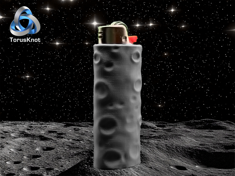 Lunar Landscape BIC Lighter Cover