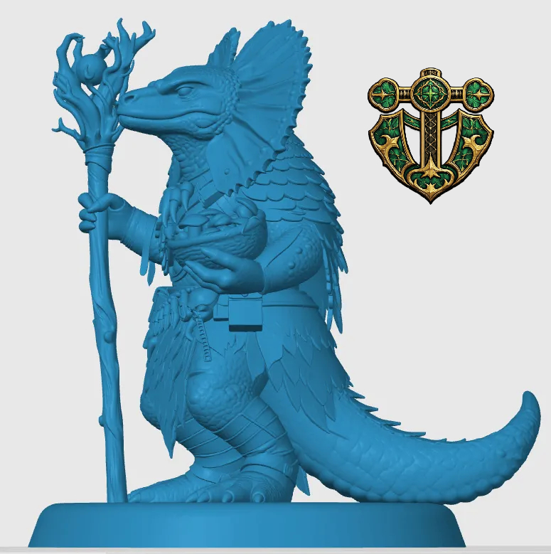 Lizardfolk Druid — miniatura 4