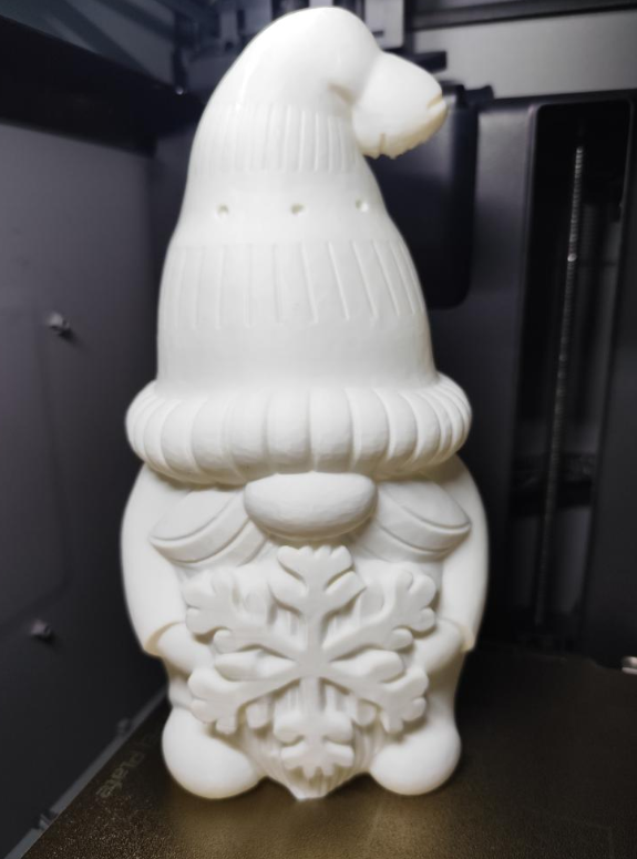 Gnome with snowflakes ( EASY PRINT 0% INFILL )