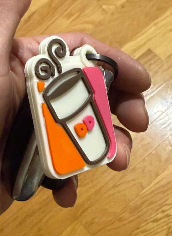 Dunkin Donuts Keychain