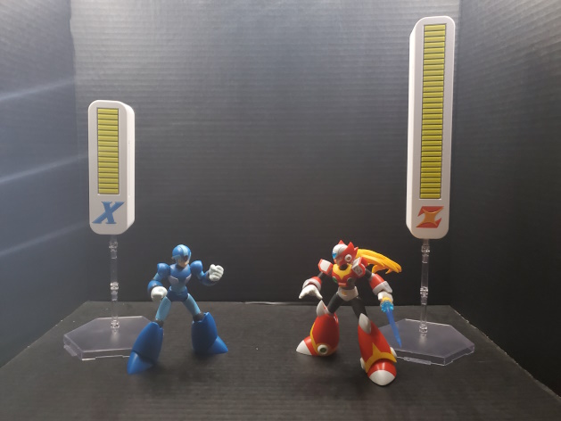 Life Bar (32 pips) Parts Storage and Display for Kotobukiya Rockman Zero Models (Ver 1.0) — miniatura 3