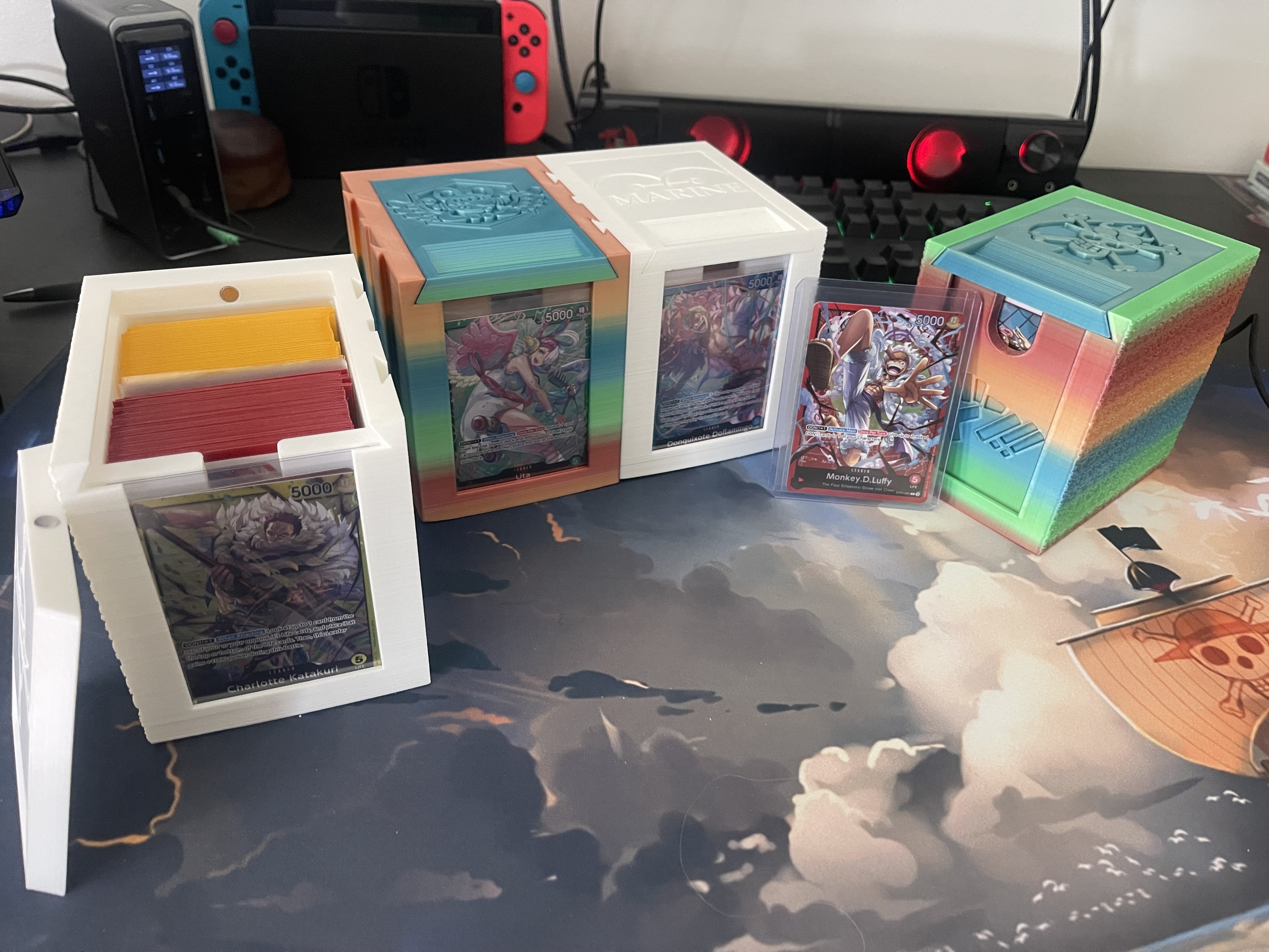 One Piece TCG deck boxes