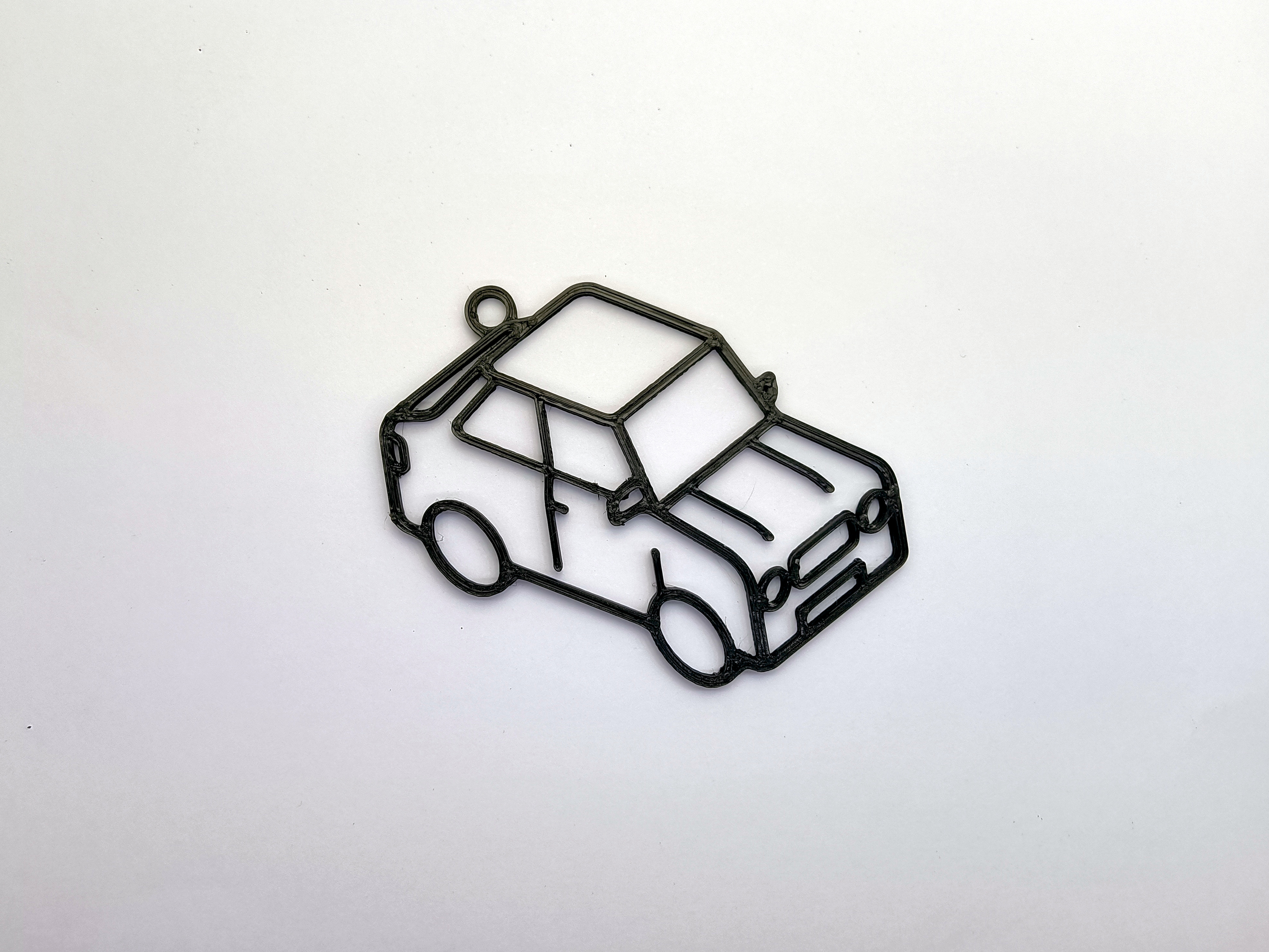 Car - isometric keychain