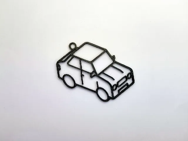 Car - isometric keychain