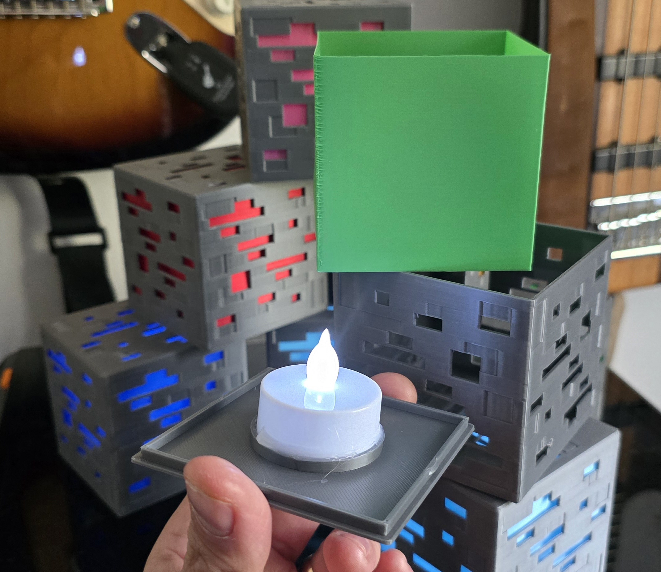 Miniatura 7 do modelo 3D MINECRAFT ORE LIGHT BOX
