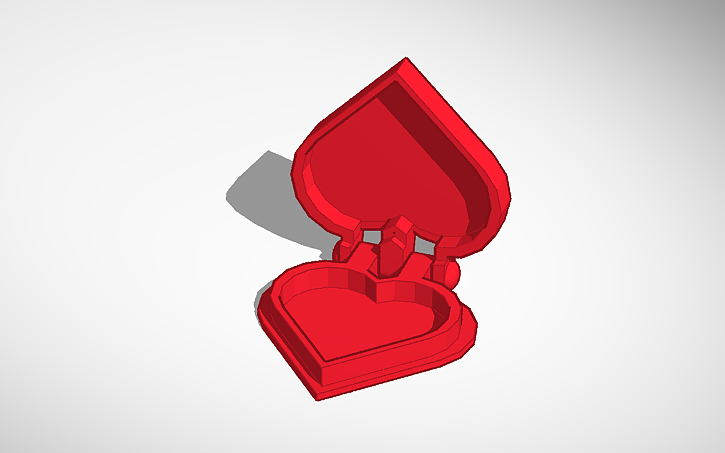 Hinged Heart Box