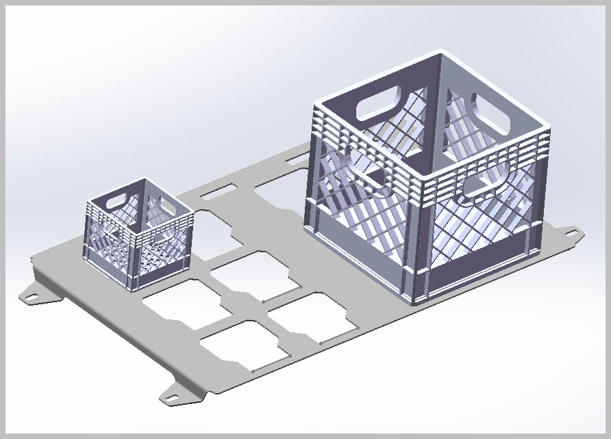 4x pocket larger crate packout