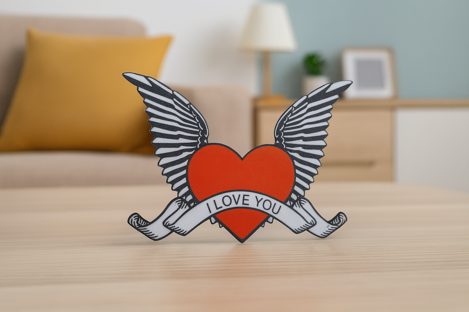 Wings of love decor