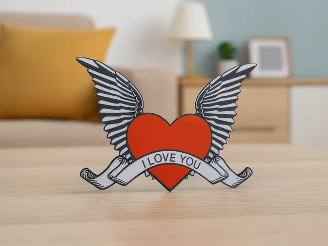Wings of love decor