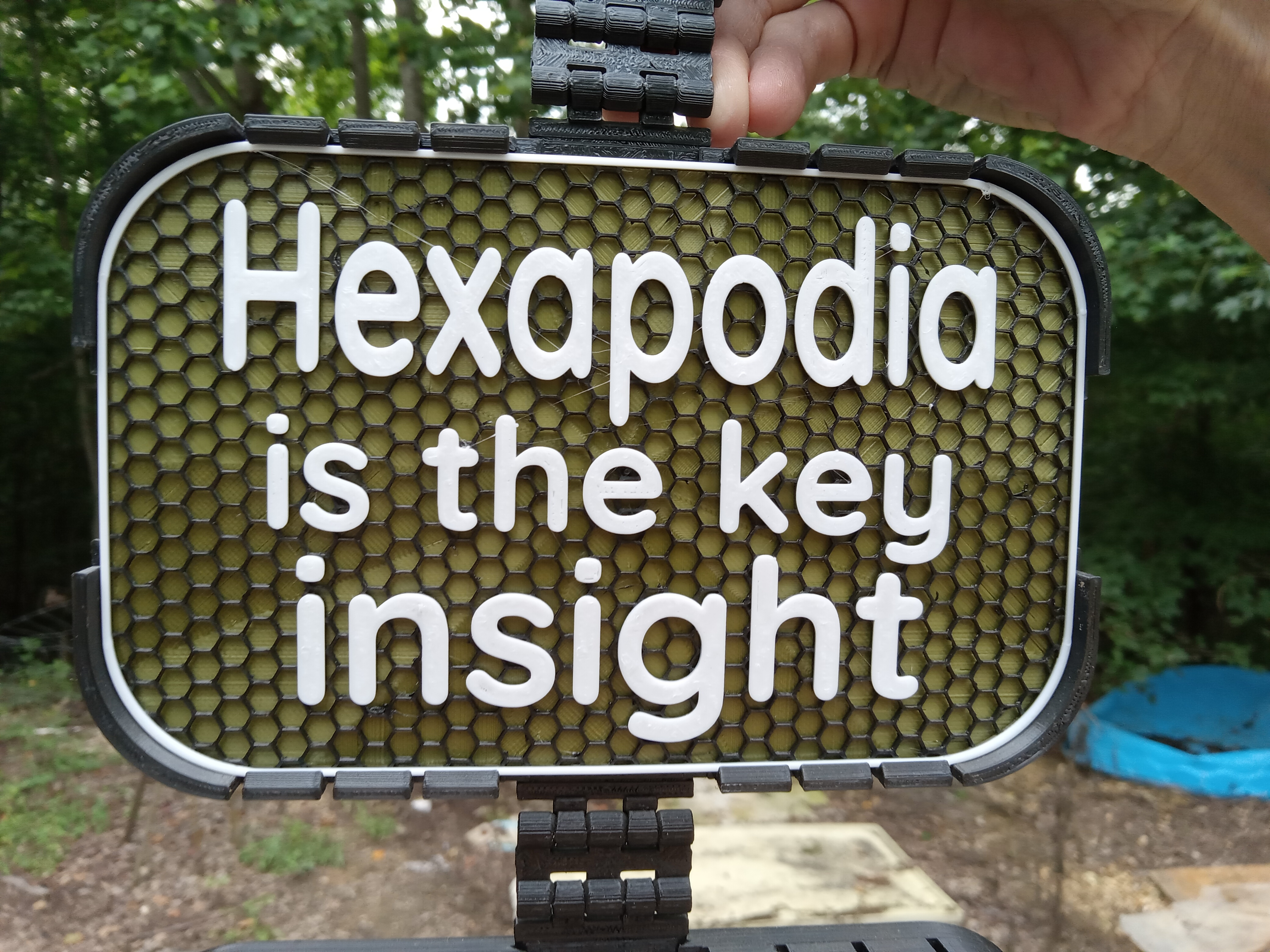 Hexapodia sign