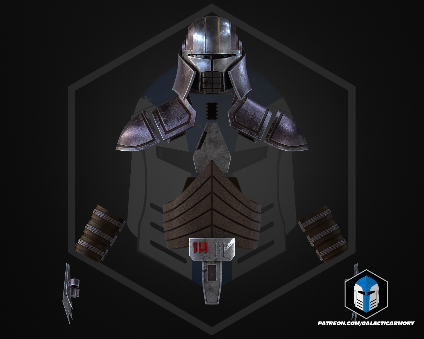 Hoth Starkiller Helmet and Armor - 3D Print Files