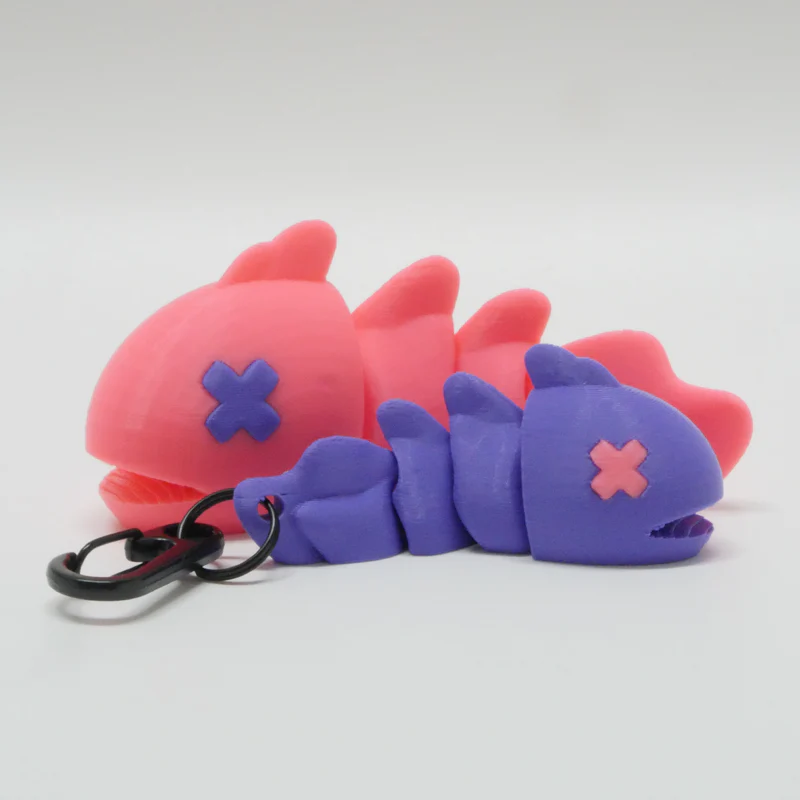 (UN)DEAD flexi fish + keychain