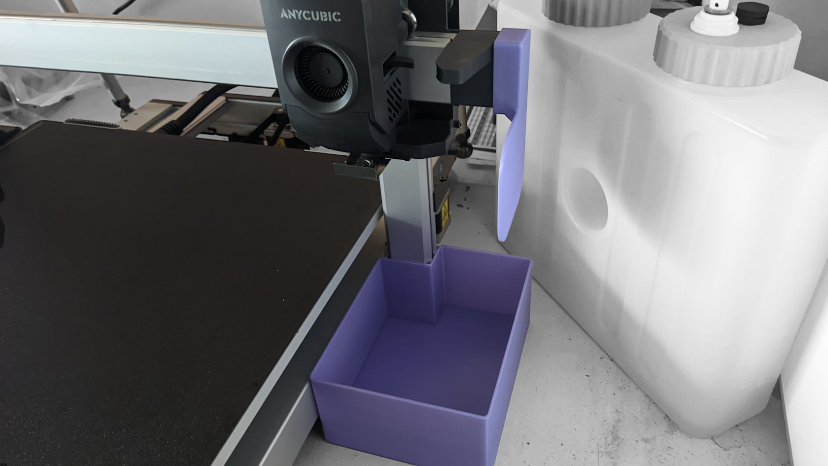 Anycubic Kobra 3 Max Poop Deflector & Poop Bucket