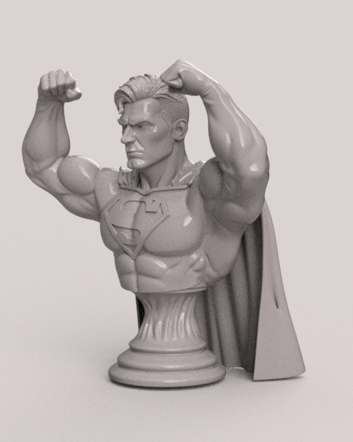 Superhero Bust – Power Pose — miniatura 2