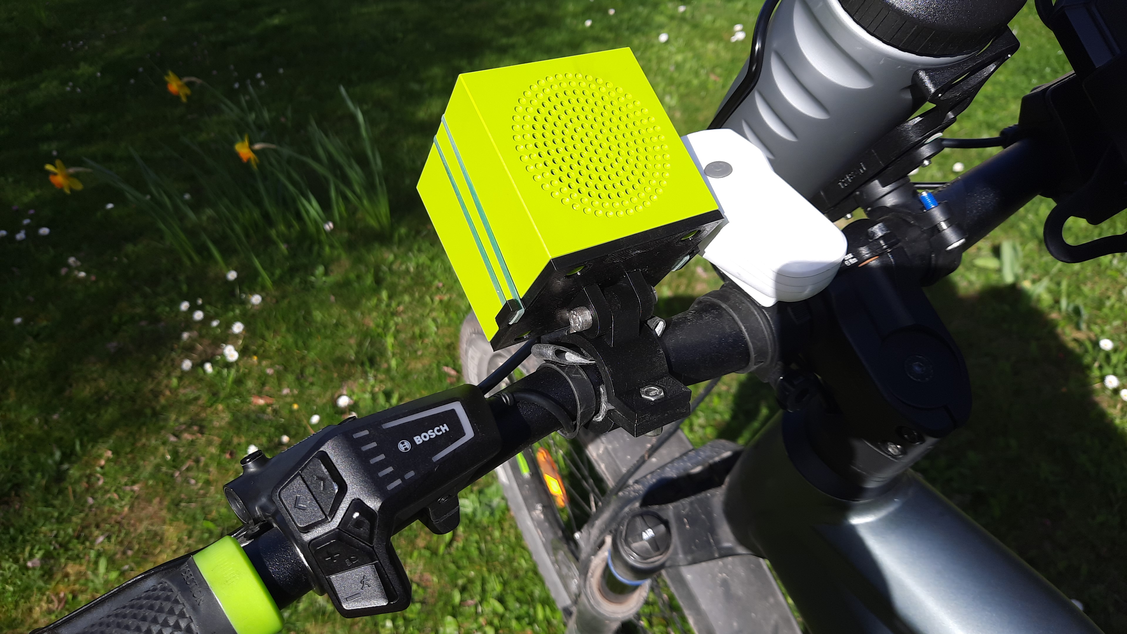 Bicycle handlebar mount for IKEA KALLSUP Bluetooth-Speaker