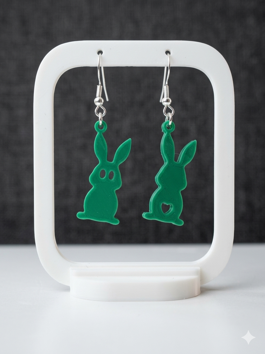 Minimalist Earring Display Stand | Quick Print Design
