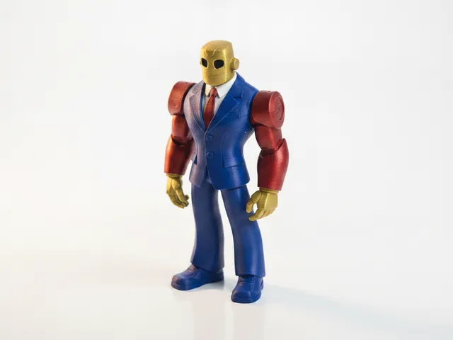 Robot Man Figurine Fantasy Collectible 3D Printable