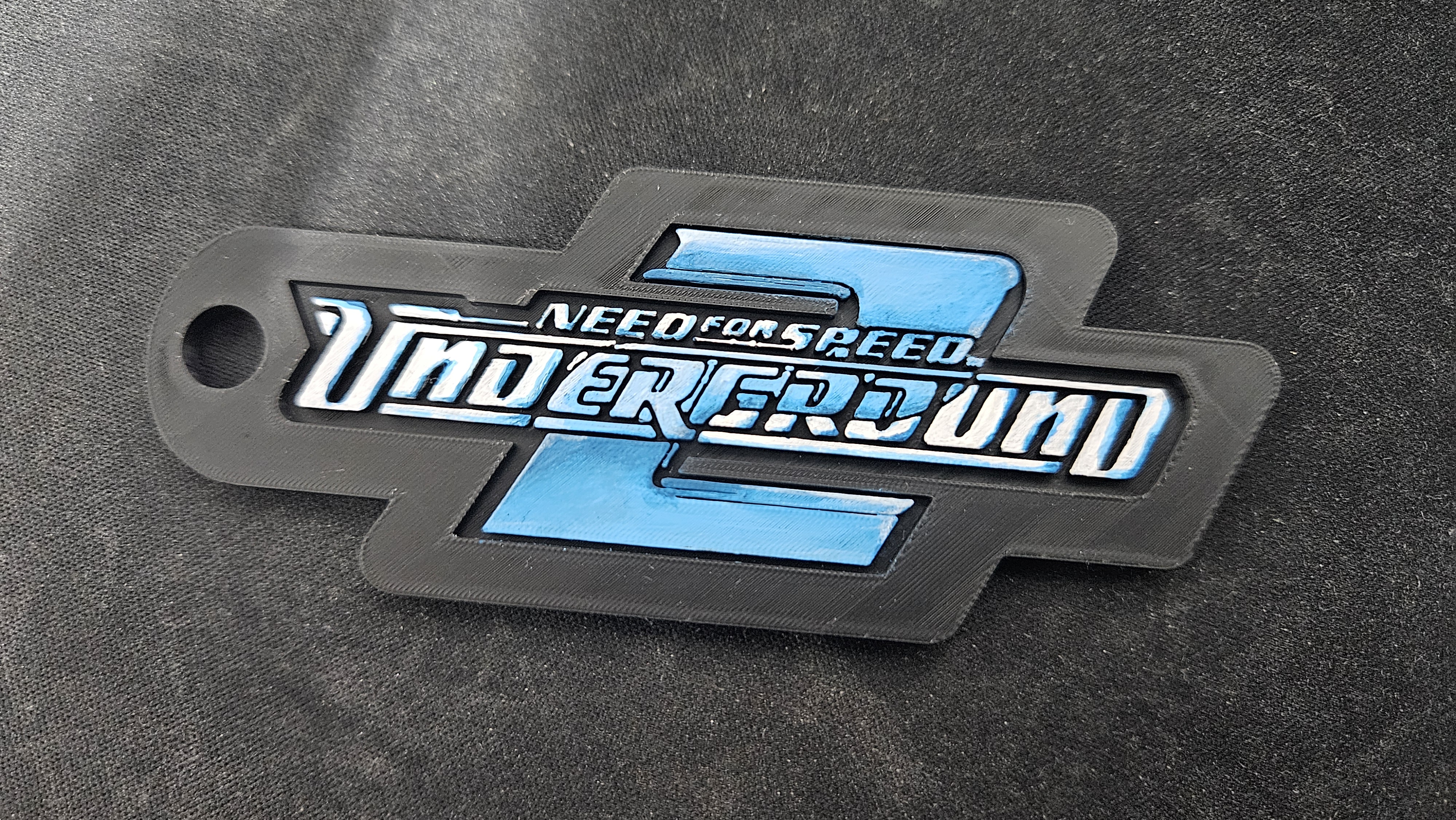 NFSU2 logo keychain