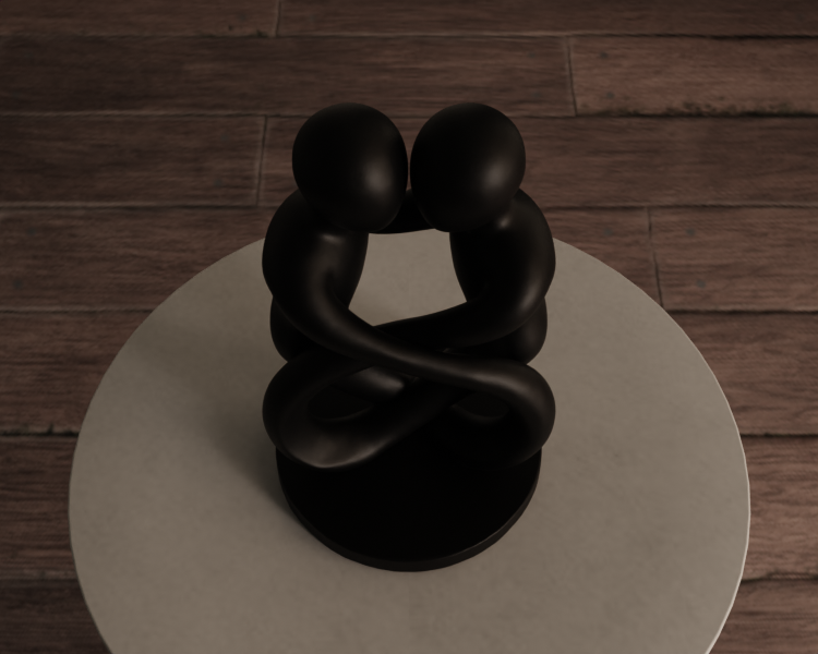 Miniatura 8 do modelo 3D Lovers Intertwined