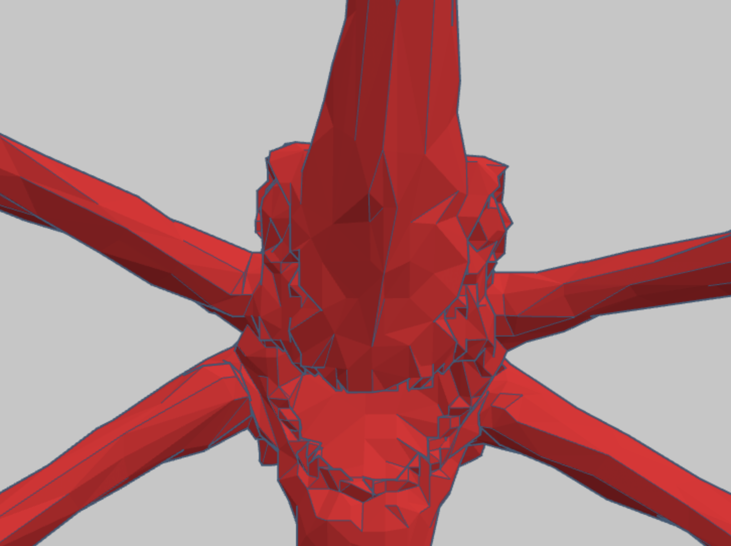 Low poly Reaper leviathan - SUBNAUTICA