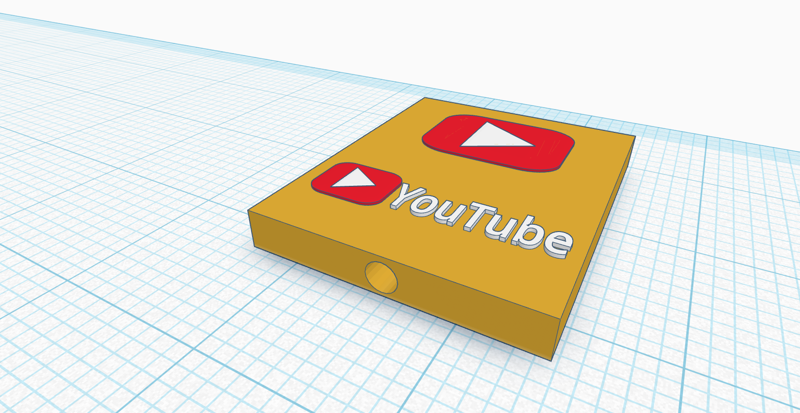 YouTube Play Button Bead