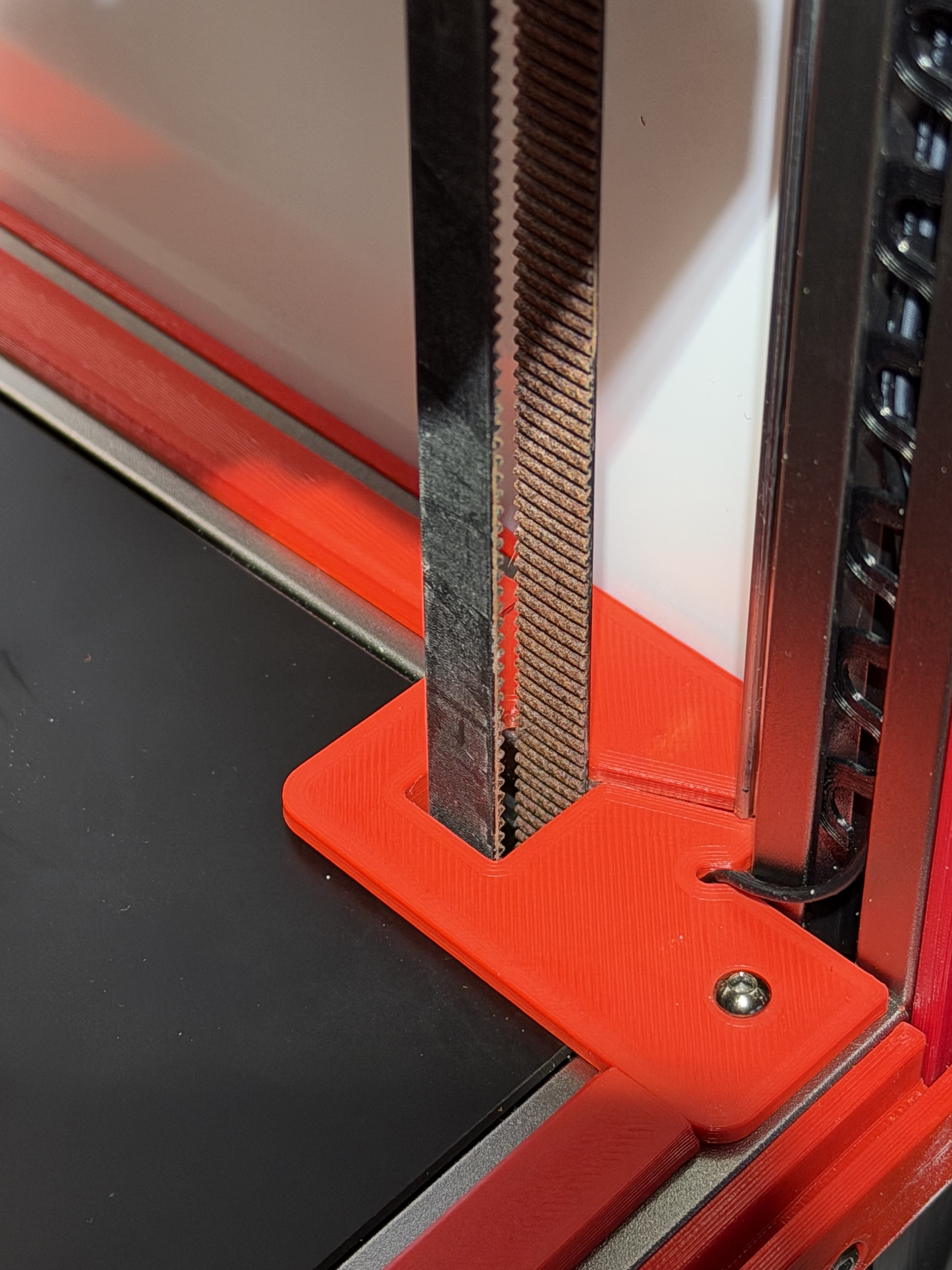 Voron 2.4 Z Belt Covers — Extended Belt Guard, LED Routing & Debris Prevention