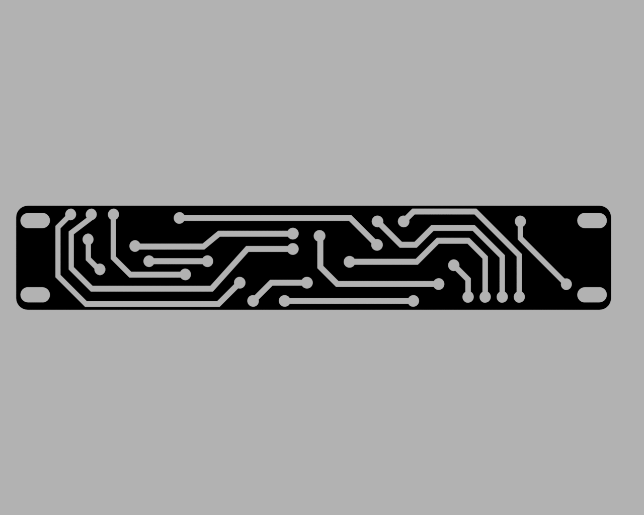 10 Inch Rack Mount PCB Style Blank 1U