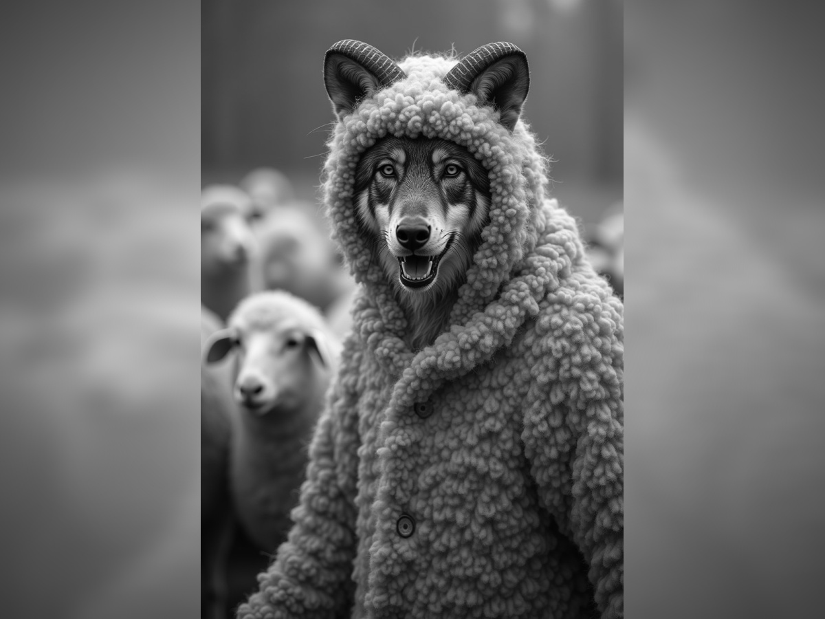 Wolf in Sheep's Clothing Hueforge