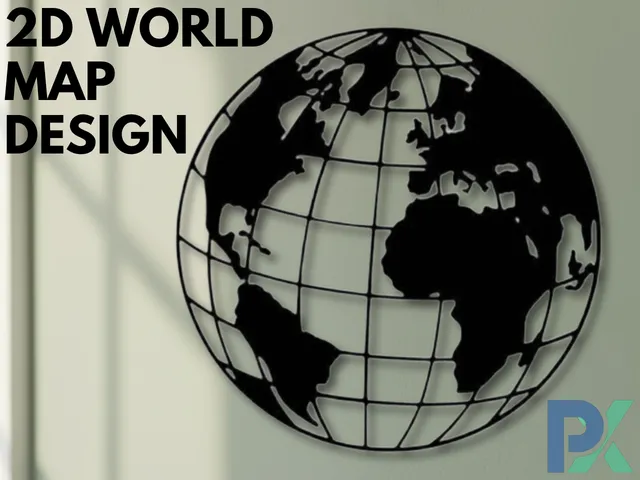 2D World Map Design