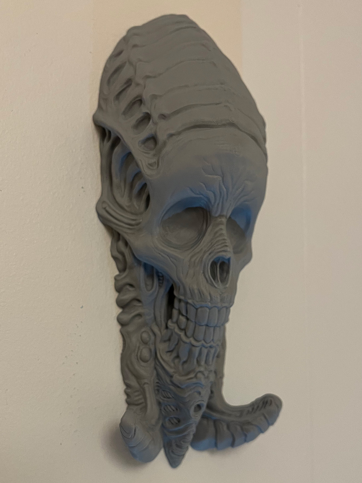 Giger Skull wallhook — miniatura 2