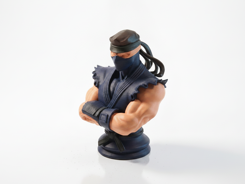 Ryu Chess Piece Gaming Bust 3D Printable