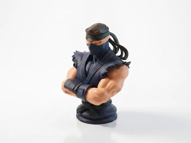 Ryu Chess Piece Gaming Bust 3D Printable