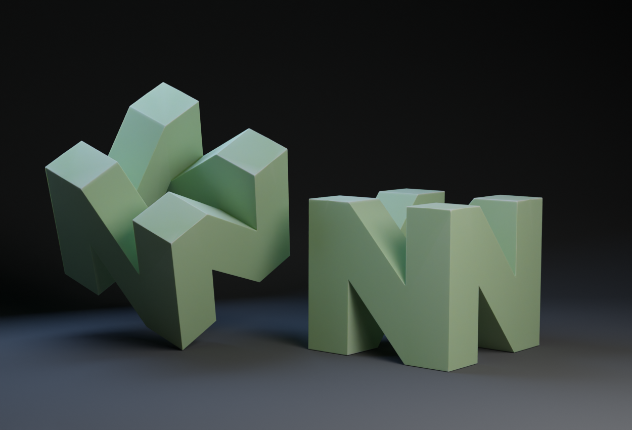 Nintendo 64  3d Logo
