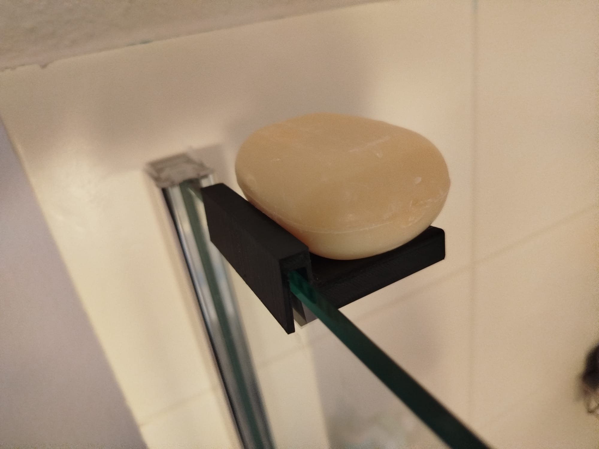 soap dish for shower cabine 5mm glass plate thickness