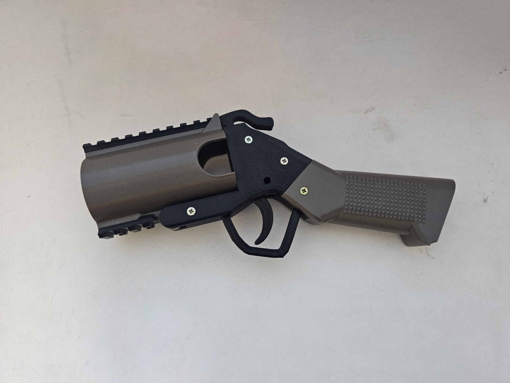 Grenade Launcher Airsoft 40mm 3D model thumbnail