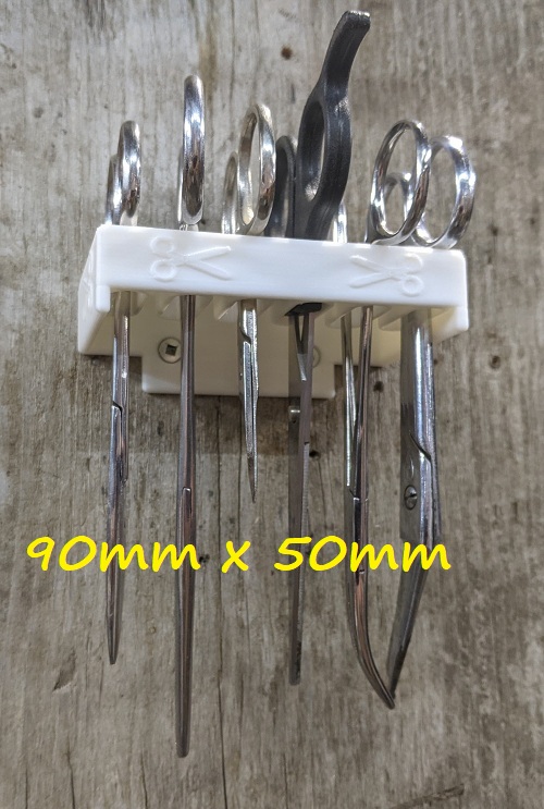 Six Small Scissors Forceps Holder Wall Mount — miniatura 4