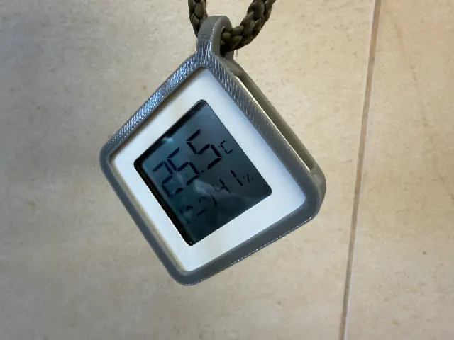 Thermometer hanging mount